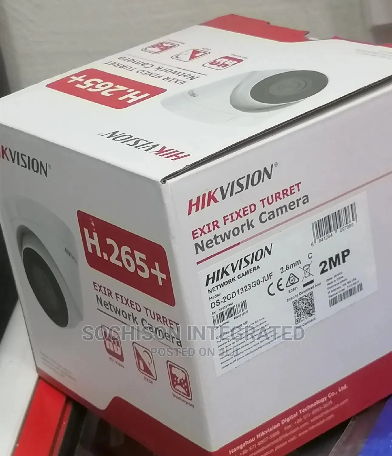 Ds-2cd1323g0-Iuf2mpaudiofixed Turet Network Camera(6channel)