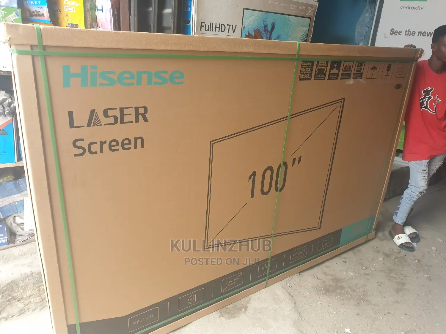 Hisense TV 100" Laser, Uhd Subwoofer 110W Projector TV