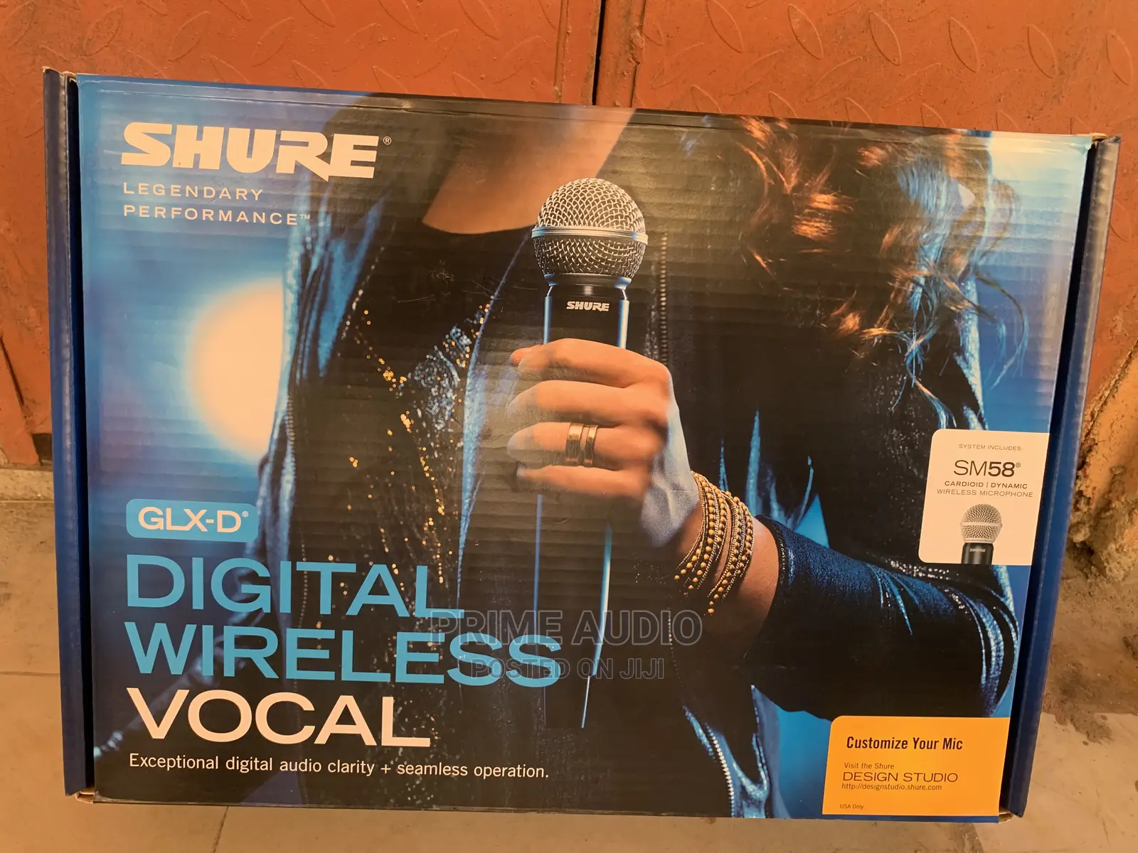 Original SHURE GLX-D With SM58 Digital Wireless Microphone