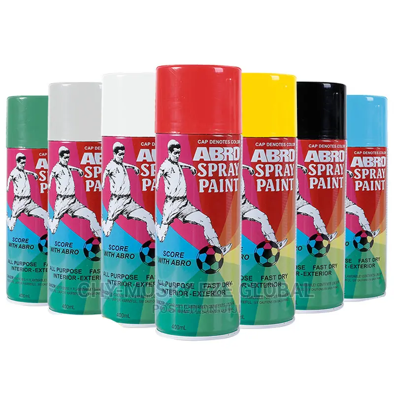 Abro Spray Paint Available in All Colors