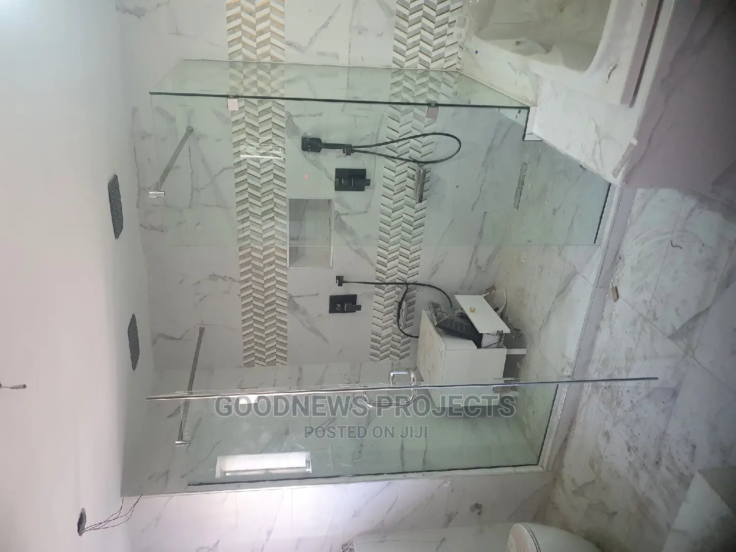 Bathroom Shower Tempered Glass Cubicle