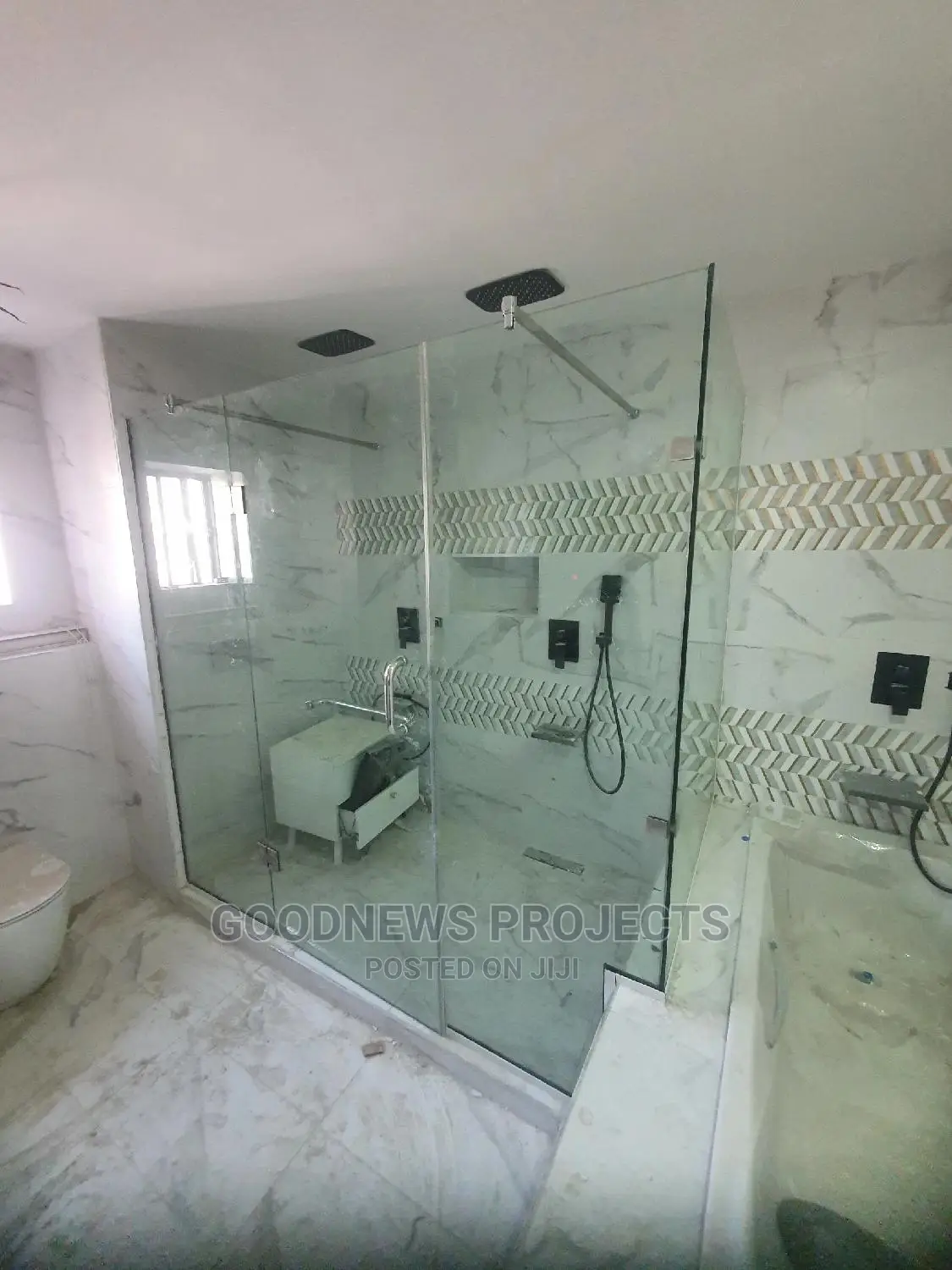 Bathroom Shower Tempered Glass Cubicle