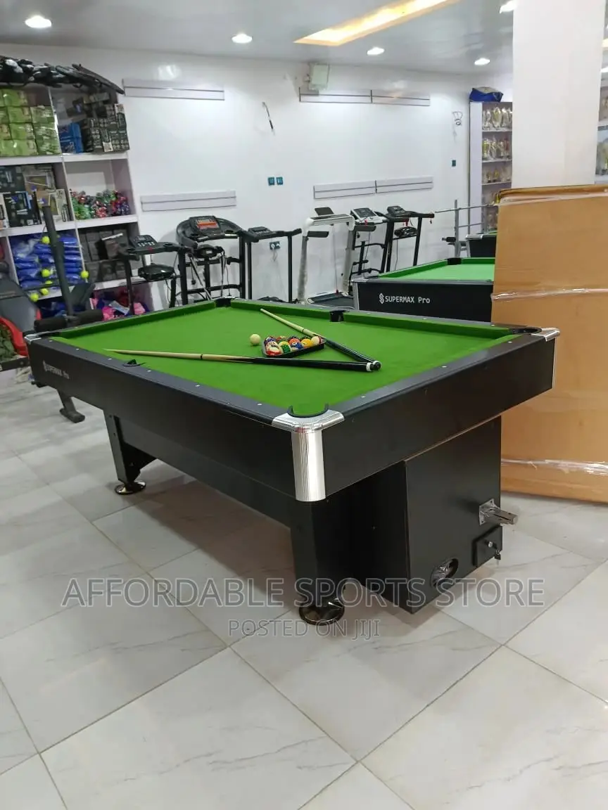7ft Clean Foreign Coin Operated Snooker With Accessories