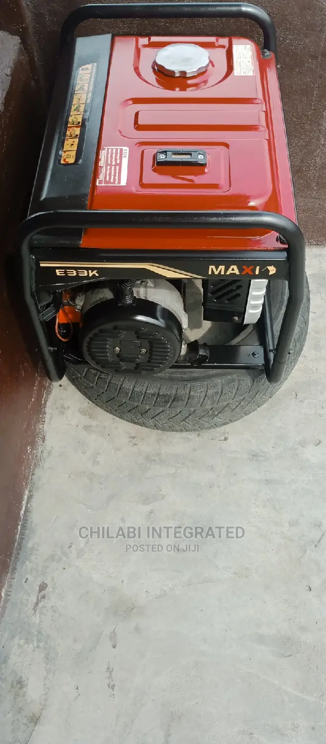 Few Months Old Very Strong 4.1KVA MAXI E33K Copper Generator