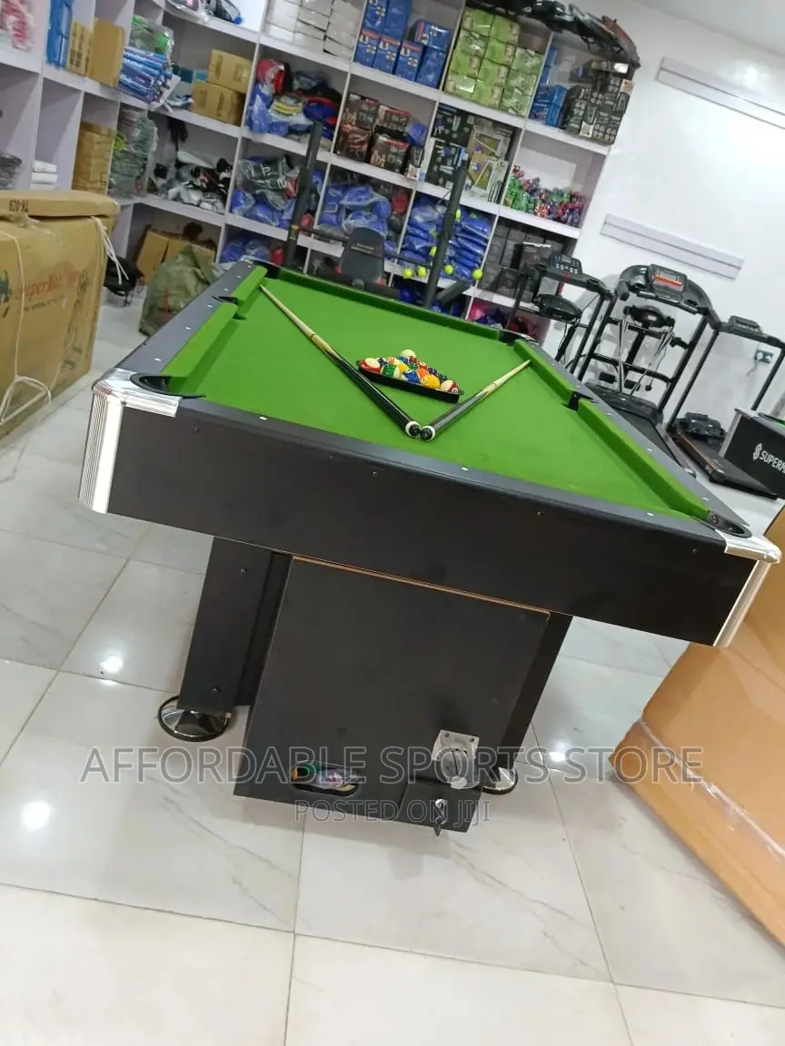 7ft Classic Foreign Coin Operated Snooker With Accessories