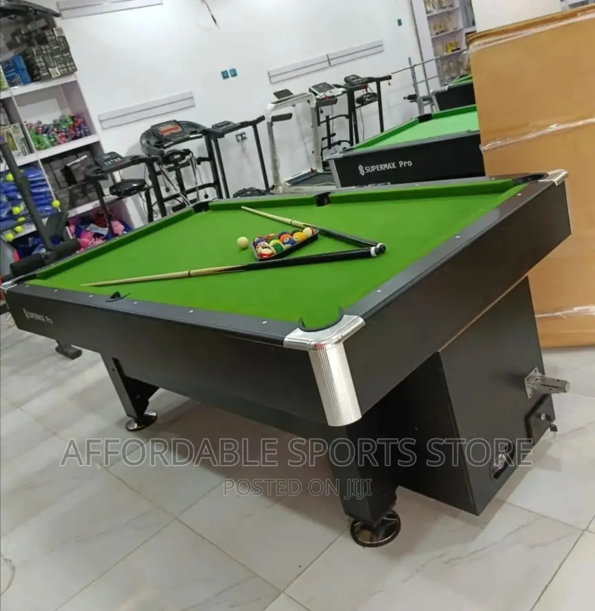 7ft Originally Made Foreign Coin Snooker With Accessories