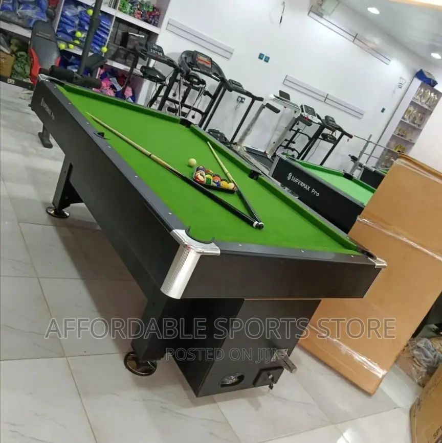 7ft Beautiful Foreign Coin Operated Snooker With Accessories
