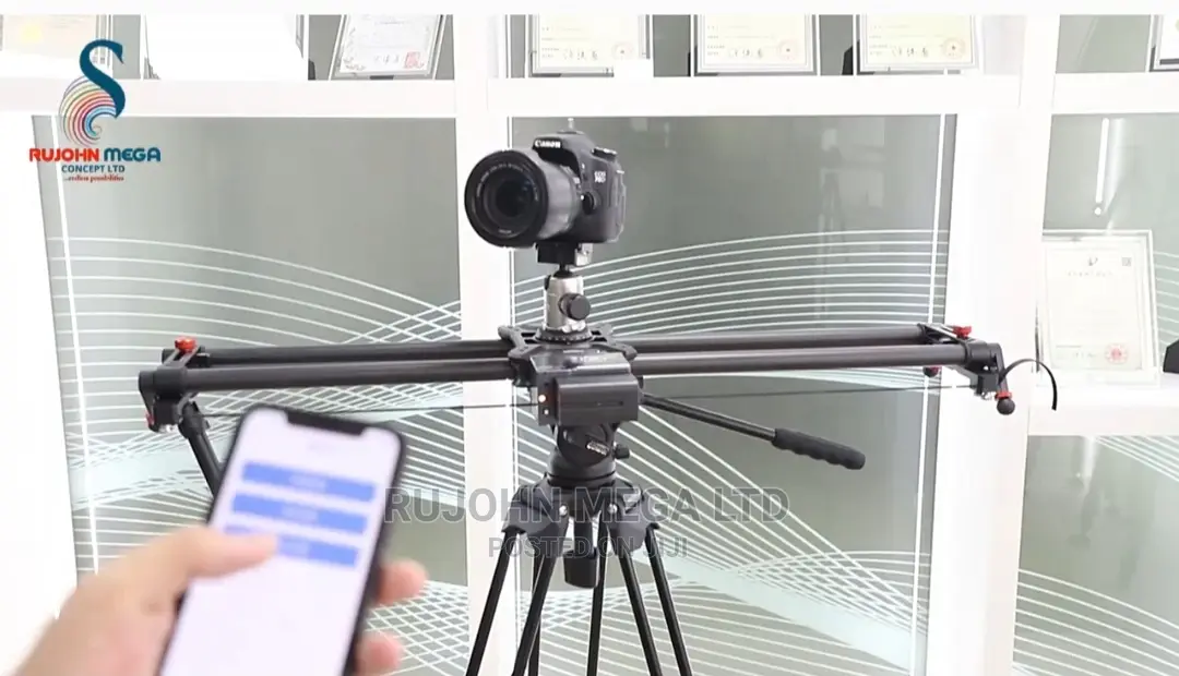Coman 4feet (120cm) Motorized Camera Slider With App Contorl