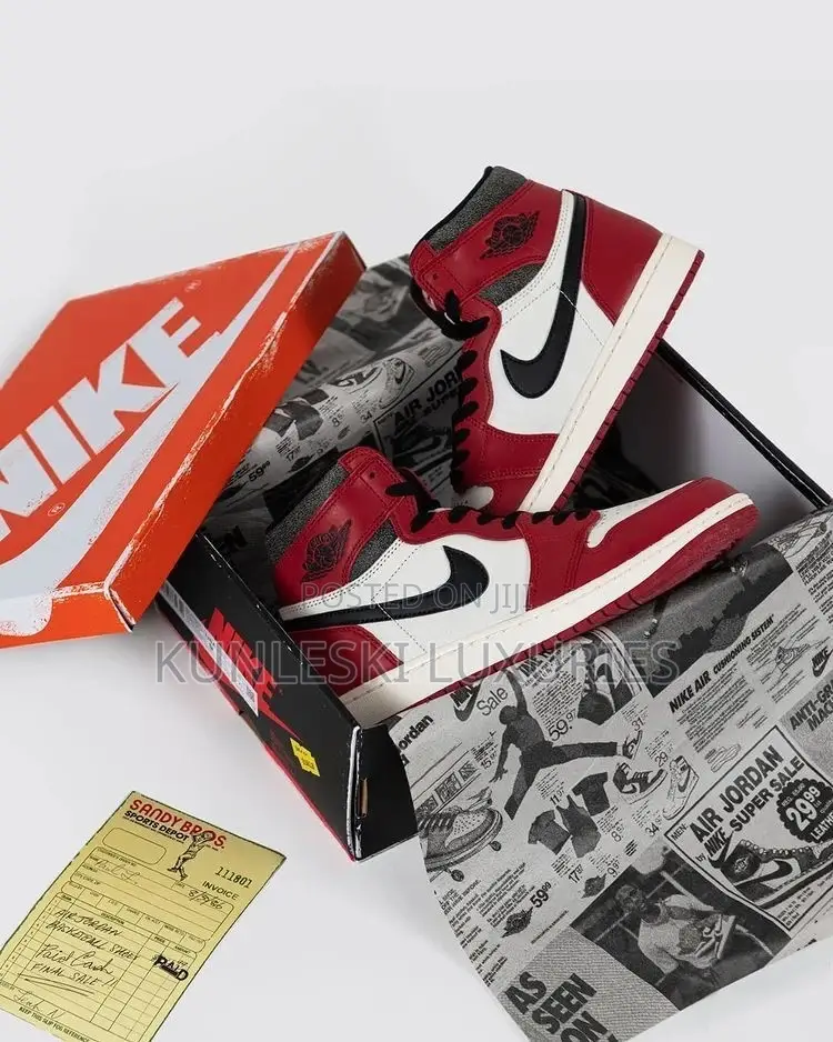 Original Air Jordan 1 Retro High OG 86 Chicago Sneakers