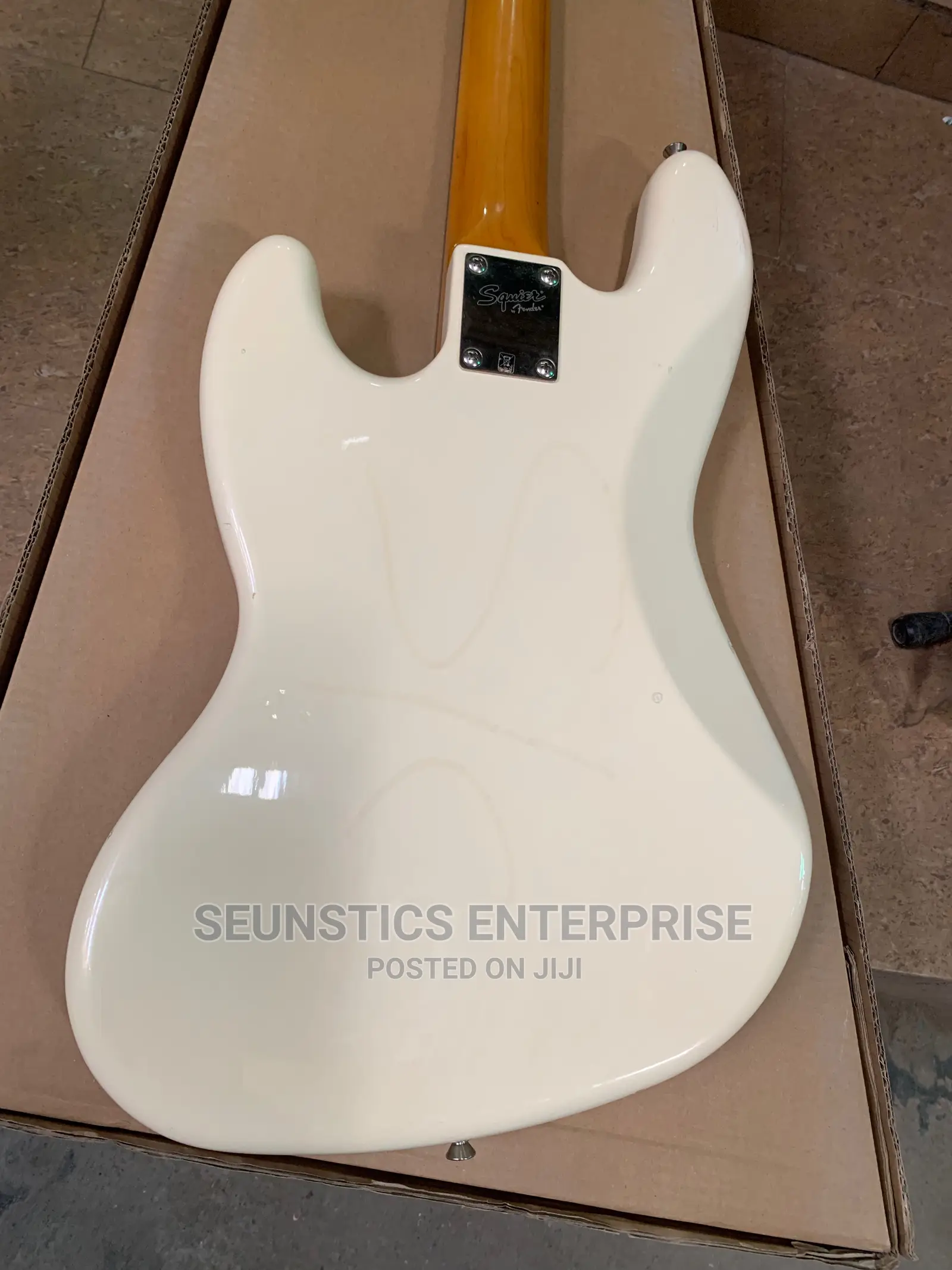 Quality Four String Squier by Fender Jazz Bass Guitar