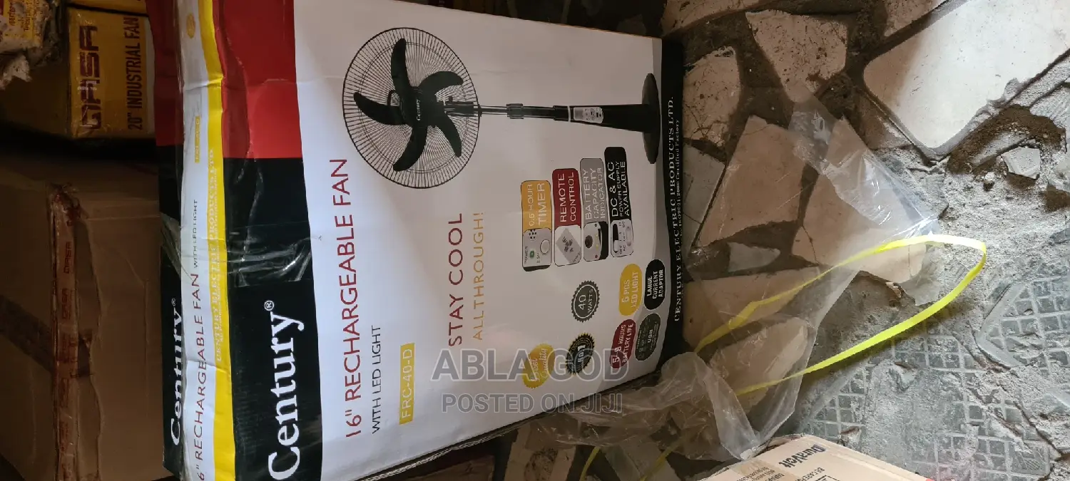 Century Rechargeable Fan