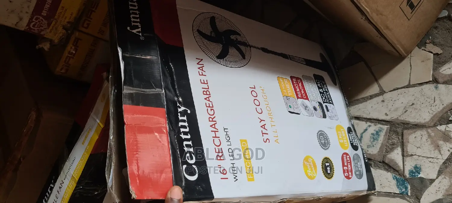 Century Rechargeable Fan