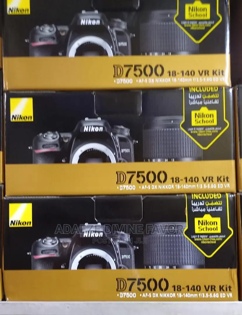 Nikon Nikkor D7500 18-140 Video Recorder Kit Camera