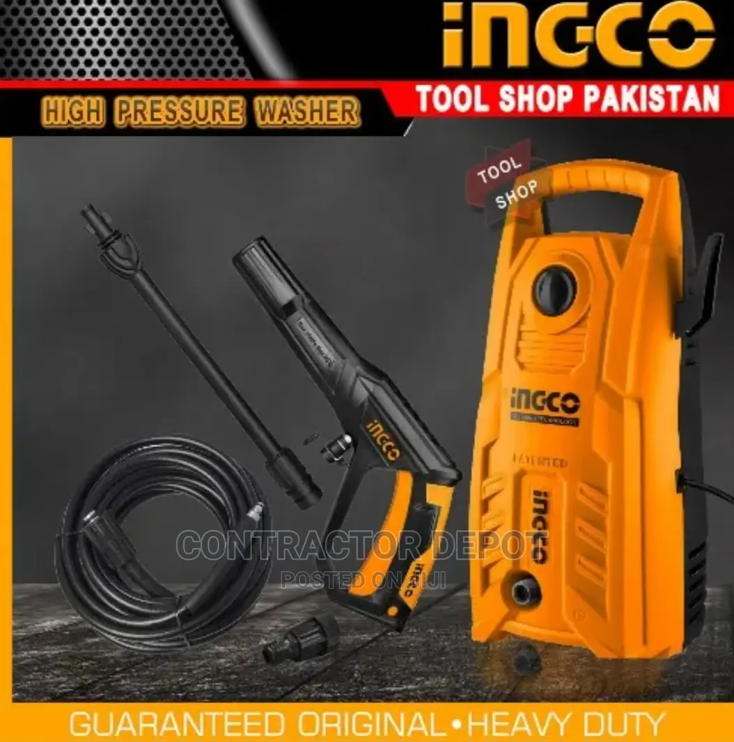 Ingco Original High Pressure Washer 1400w – 130bar