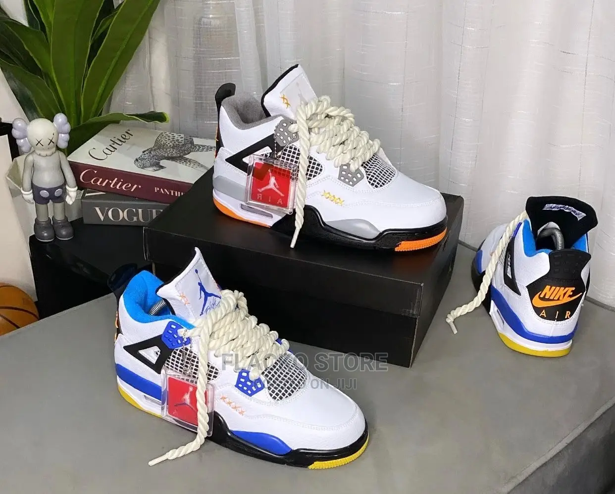 Original Air Jordan Iv Chunky Lace Sneakers Available