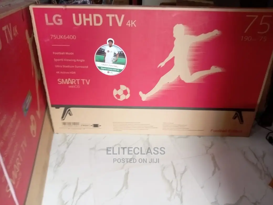 75" Smart LG Uhd/ TV With 2 Yrs Warranty + Youtube
