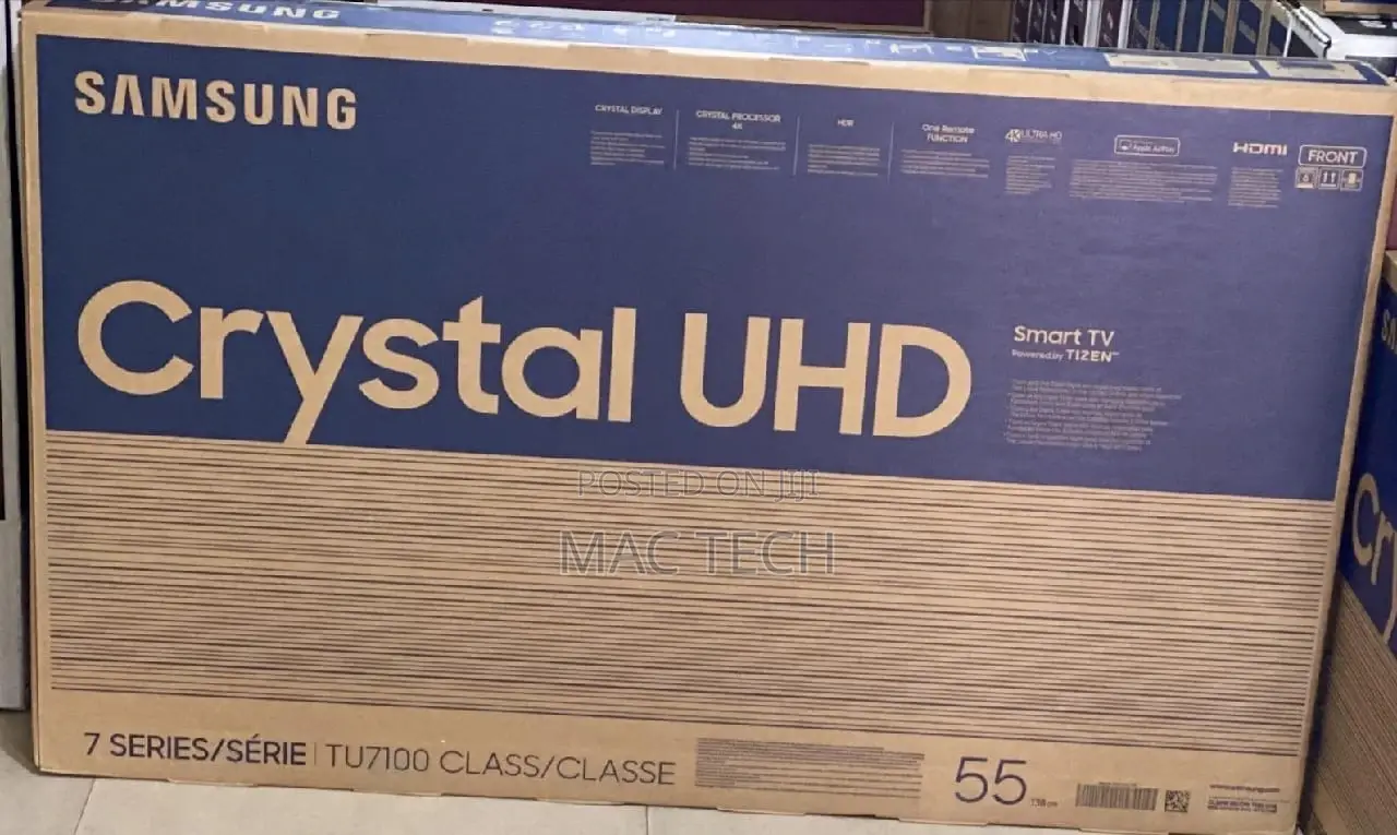 Samsung 55 Inches Smart Tv. Crystal UHD