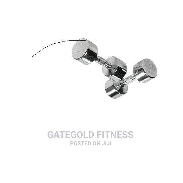 JDB03C-7 Pro Chrome Dumbbell in Pairs – 7KG (PAIR)