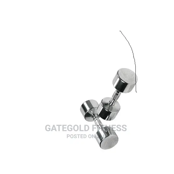 JDB03C-6 Pro Chrome Dumbbell in Pairs – 6KG (PAIR)