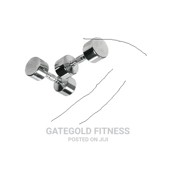Pro Chrome Dumbbell in Pairs – 2KG JDB03C-2