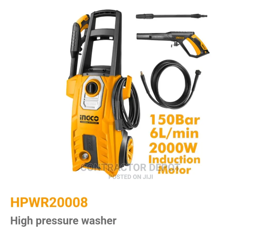 Ingco Industrial High Pressure Washer 2000W