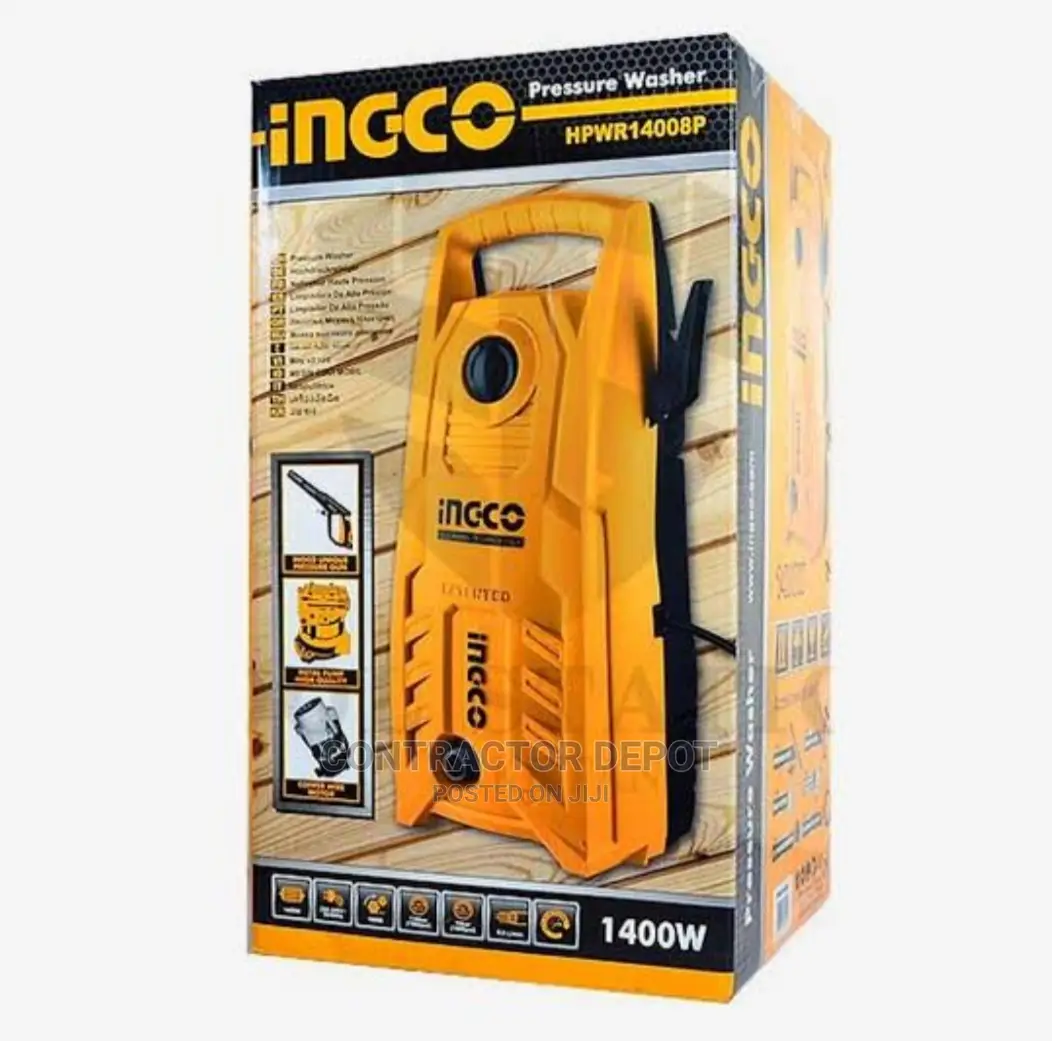 High Pressure Washer 1400w High Quality With Auto Stop Engin