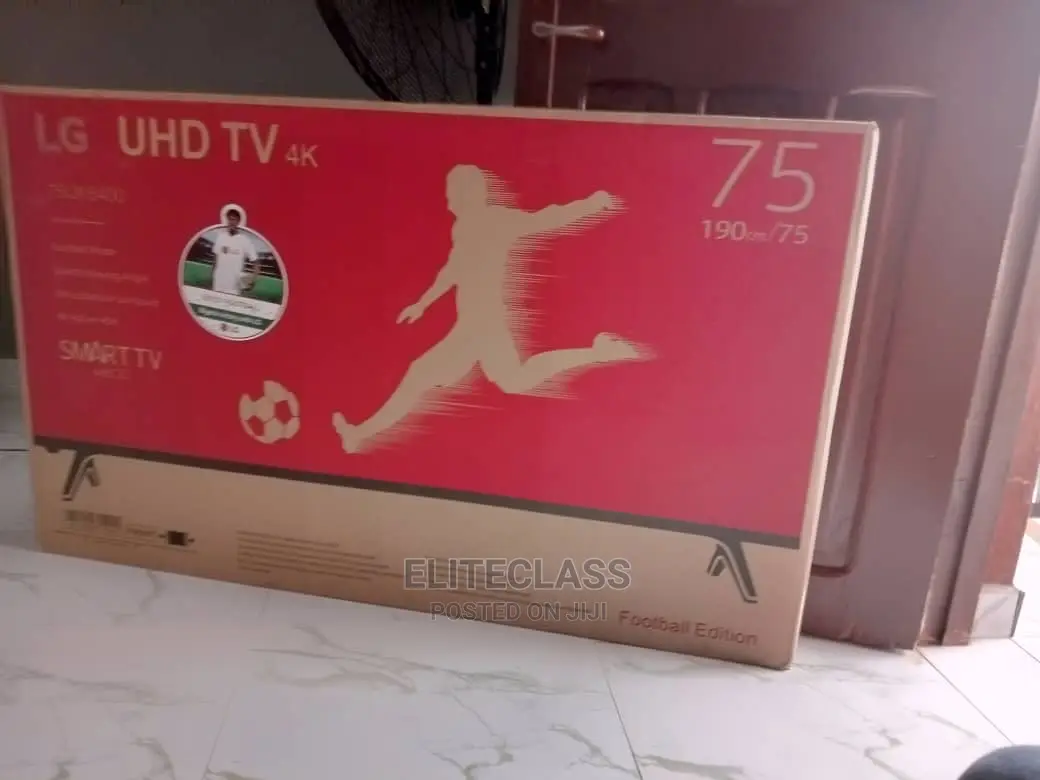75" Uhd LG Smart TV With 2 Yrs Warranty+Browser+Netflix