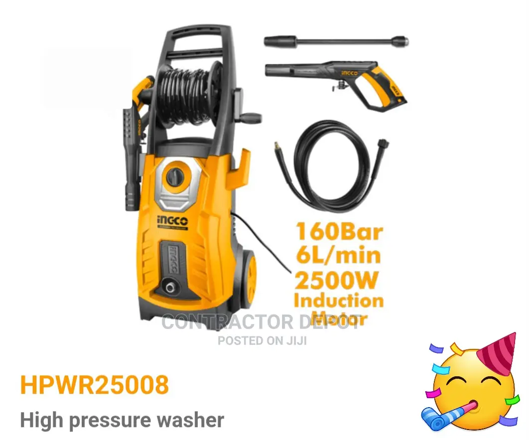 Ingco High Pressure Washer 2500W Induction Motor