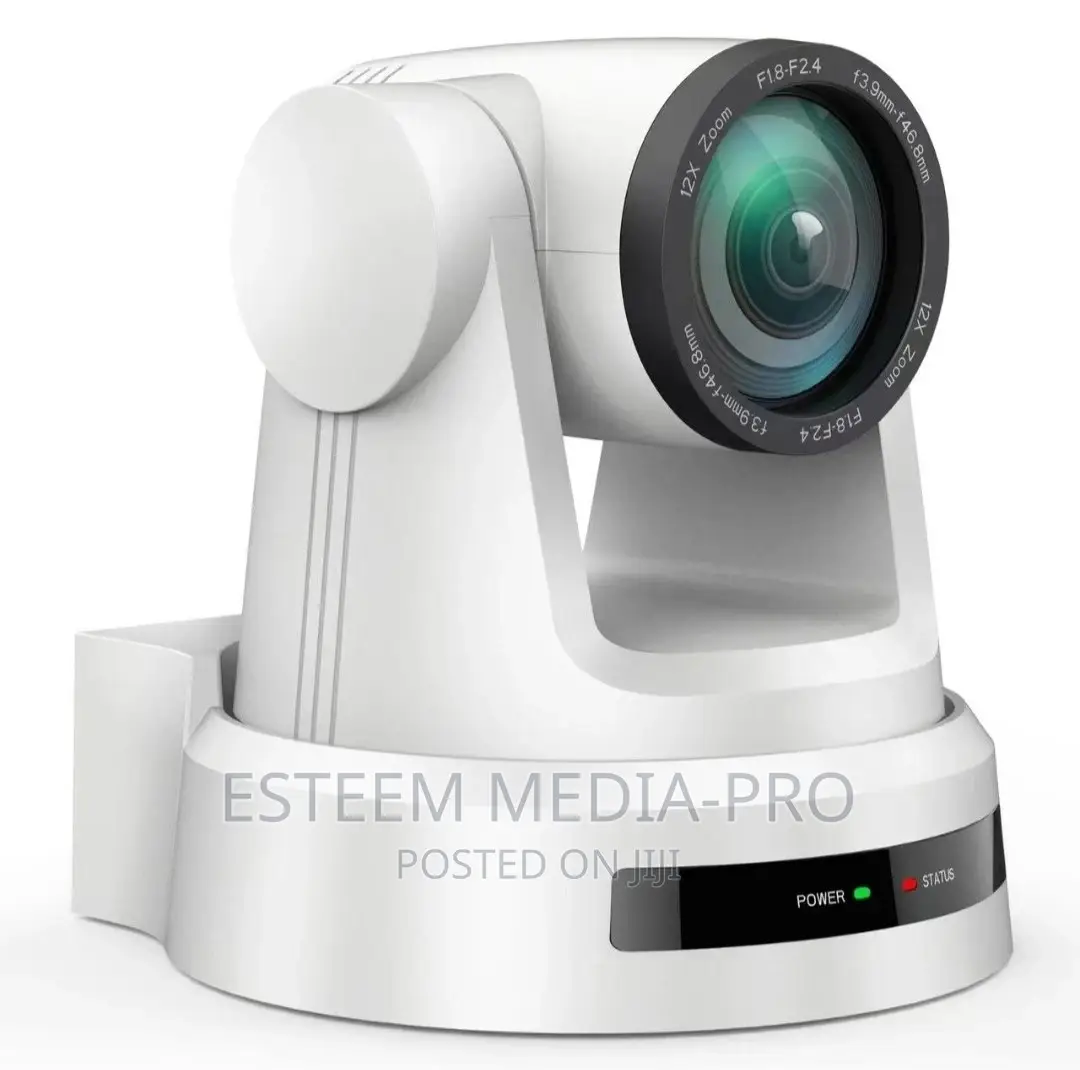 White Ptz Full HD Camera With AI Tracker