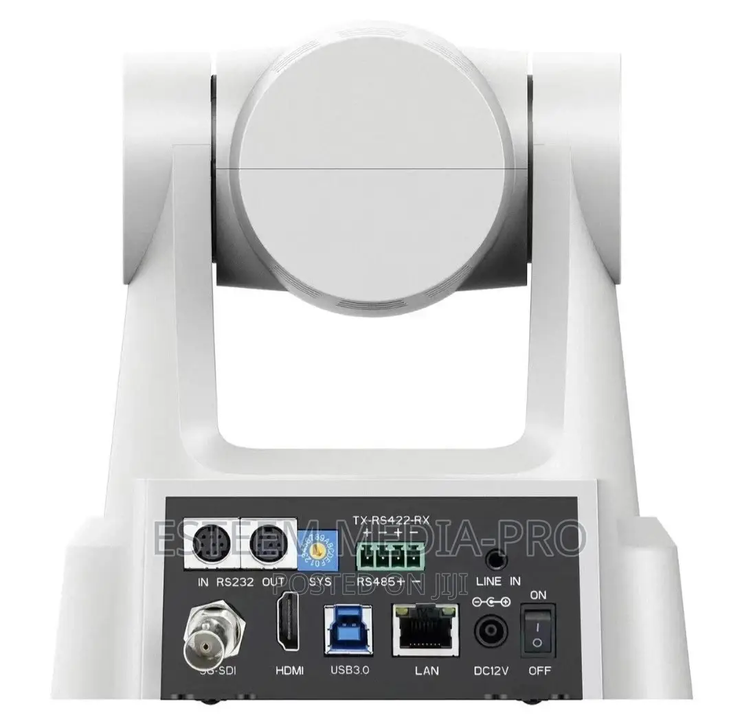 White Ptz Full HD Camera With AI Tracker