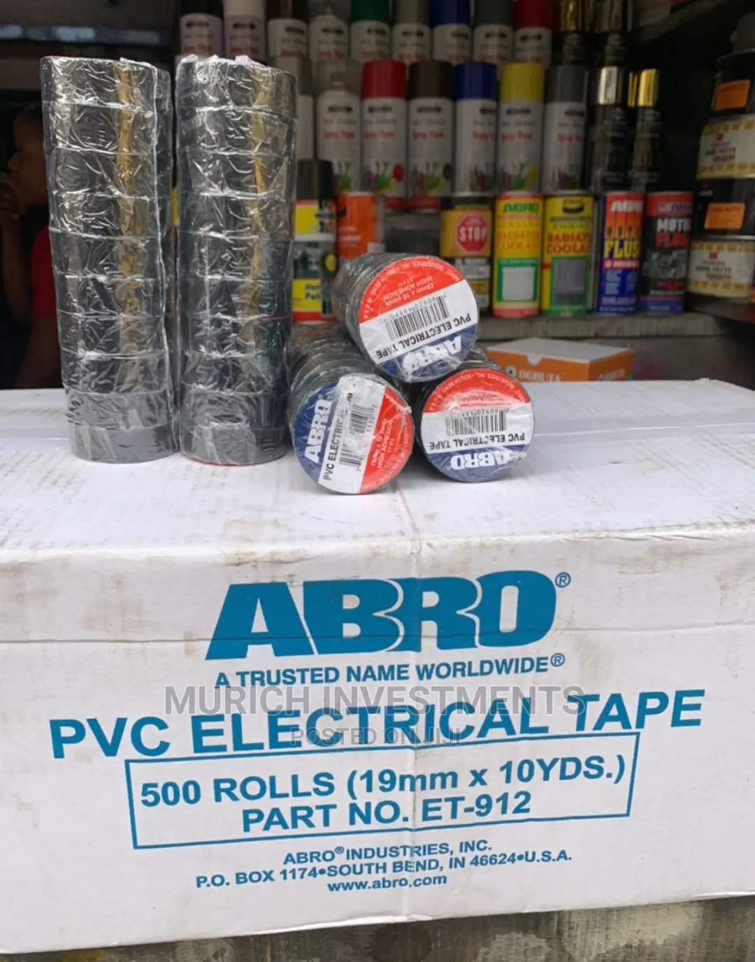 Black PVC Electrical Tape