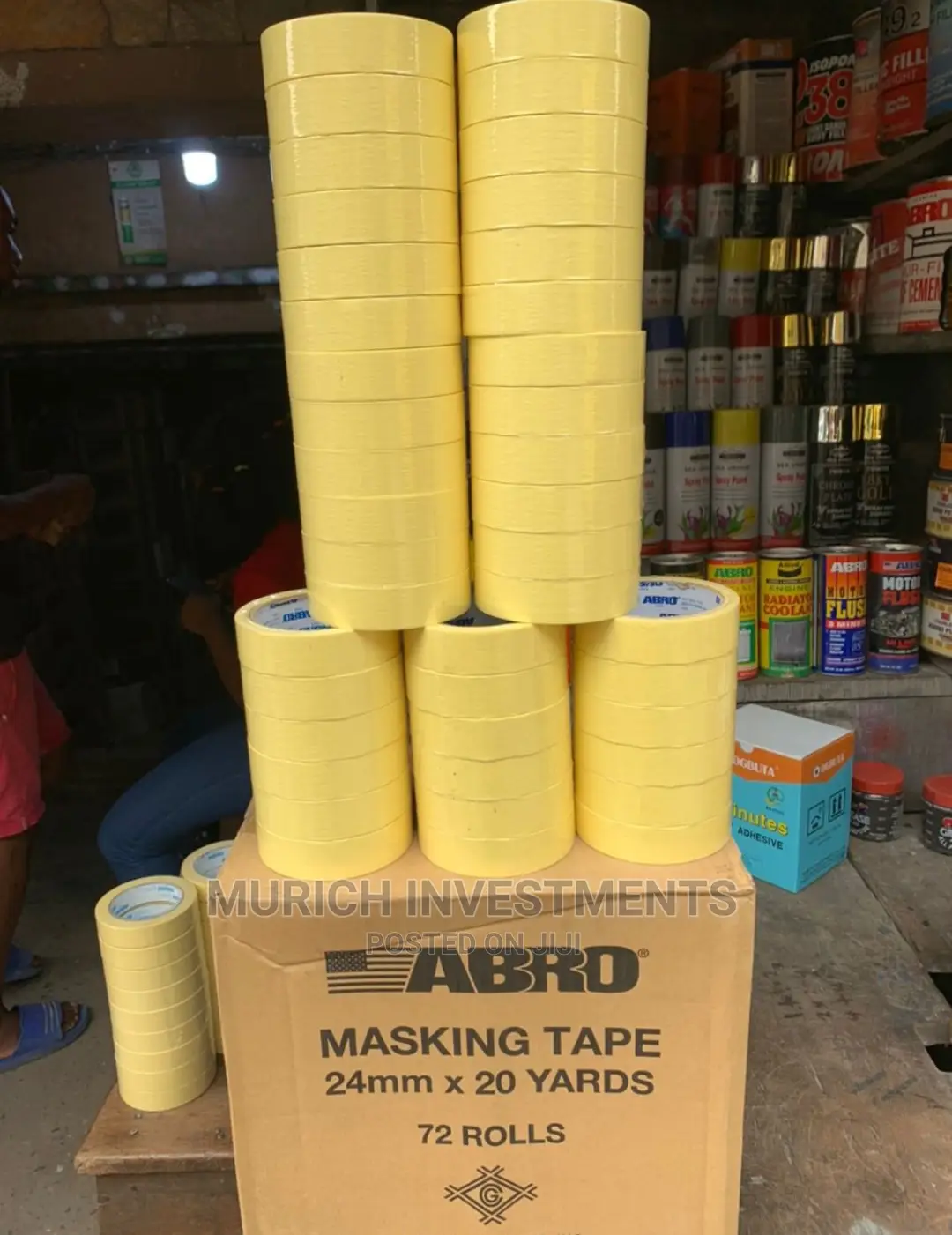 Abro Masking Tape 1" X 20yards