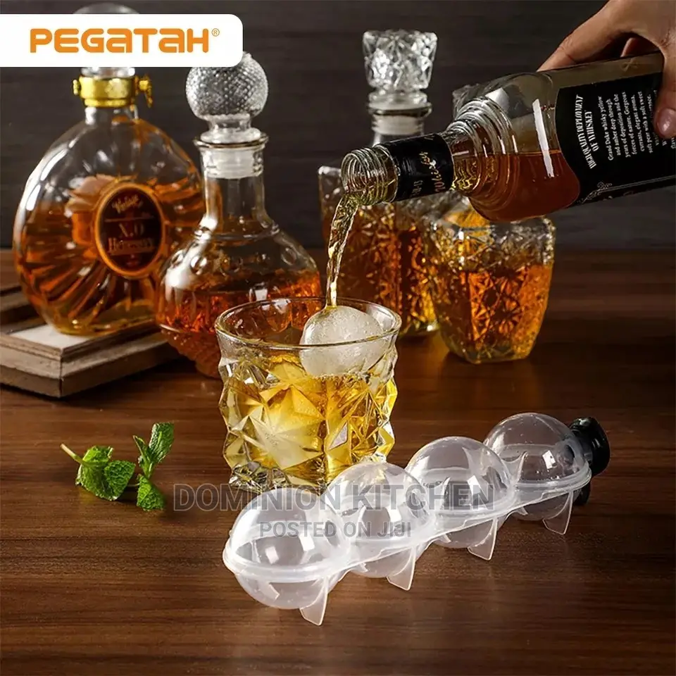 Round Ice Mood 4 Cavity Plastic
