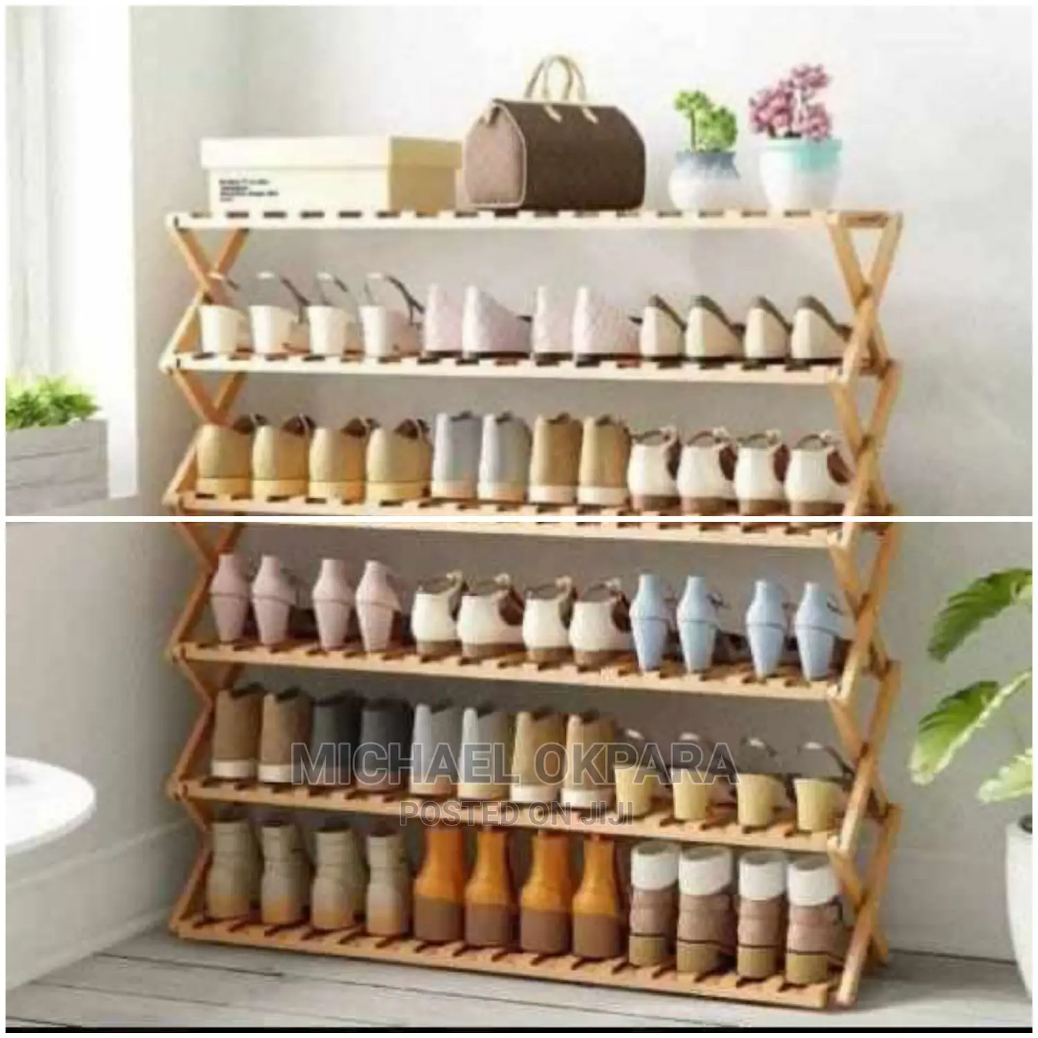 5 Steps Foldable Shoe/Accessories Rack