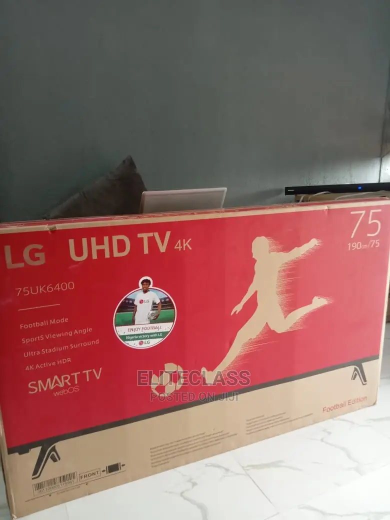 75" Uhd LG Smart TV With 2 Yrs Warranty