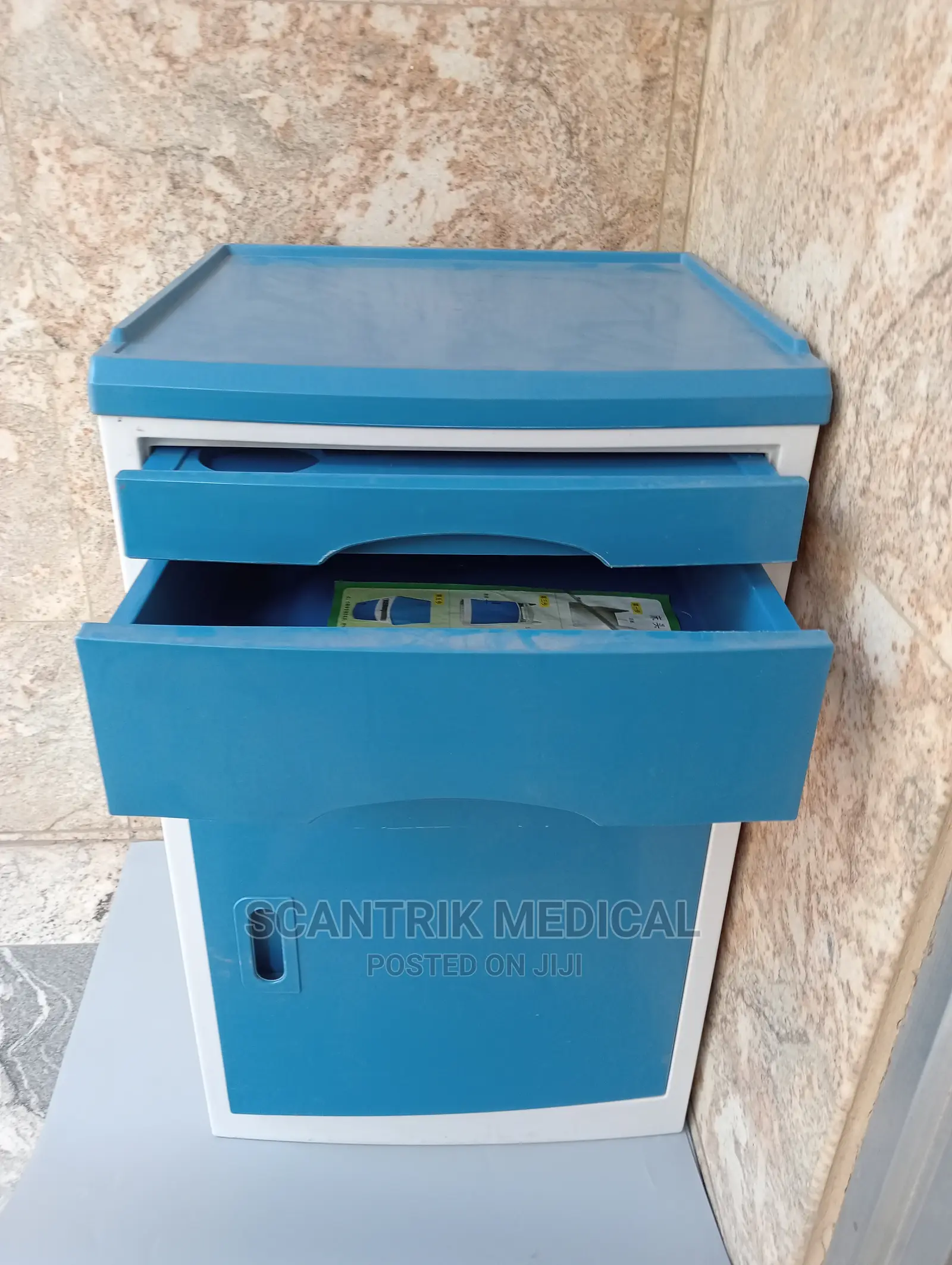 Plastic Bed Side Cabinet Medical Supplies Equipment