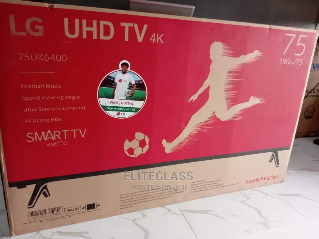 Brand-New LG 75" Uhd/ Smart TV With 2 Yrs Warranty+Netflix
