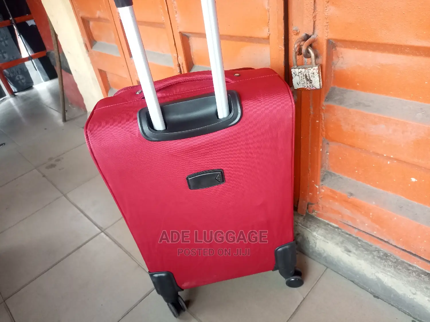 Spacious Red Luggage Box