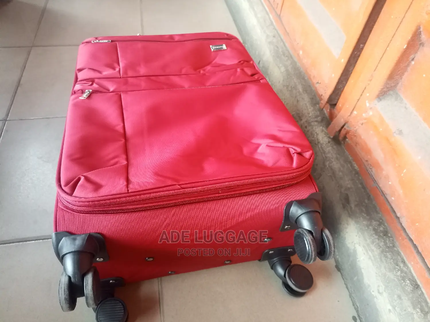 Spacious Red Luggage Box