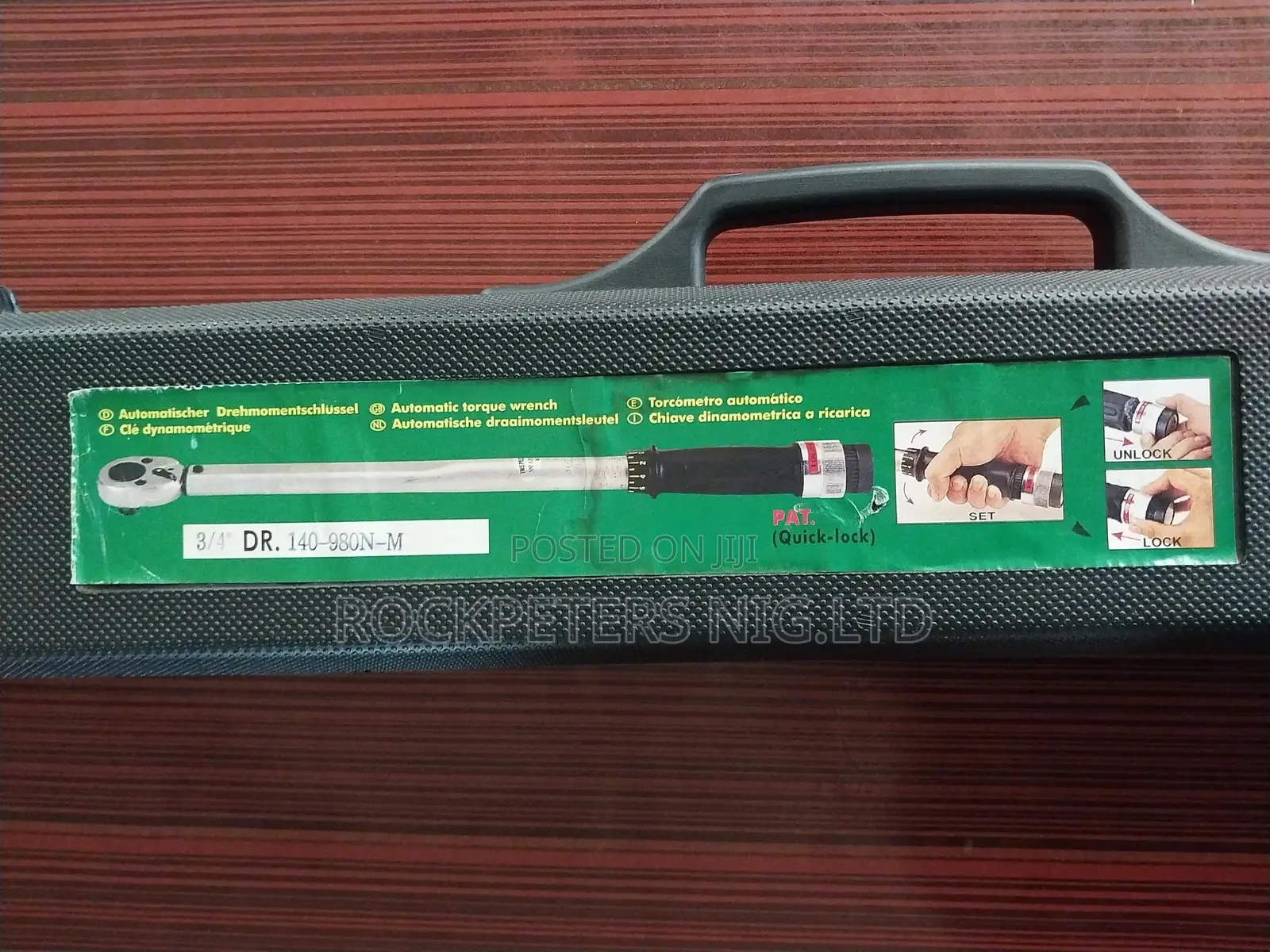 KWG 3/4" 140-980nm Drive Automatic Torque Wrench