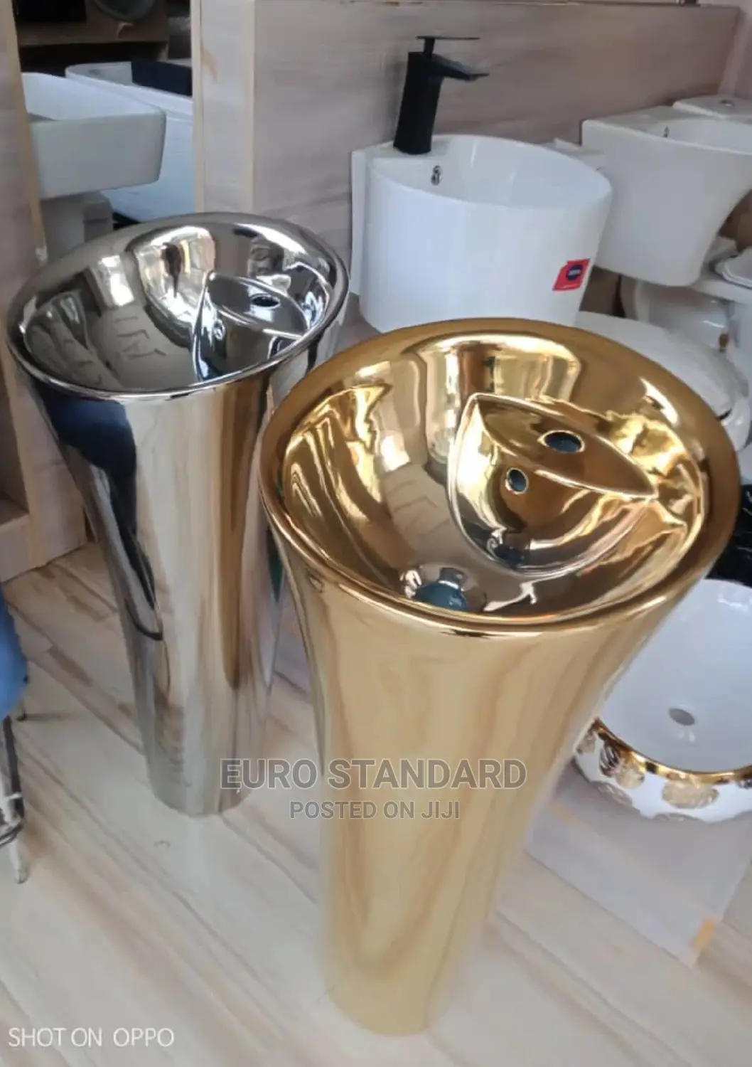 Free Standing GOLD Wash Hand Basin Fir Dinning