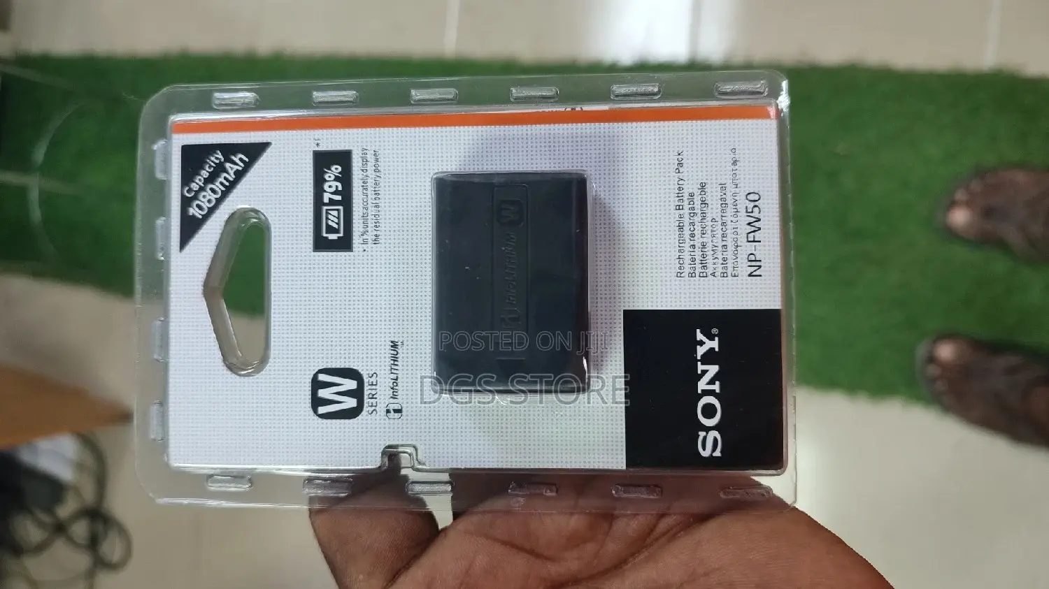 Sony W NP FW50 Camera Battery