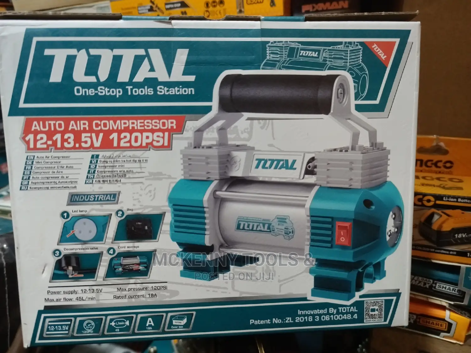 Total Auto Mini Air Compressor Tire Inflators