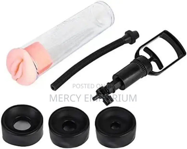 Trigger Penis Enlargement Pump + 3 Seal Realistic Flesh