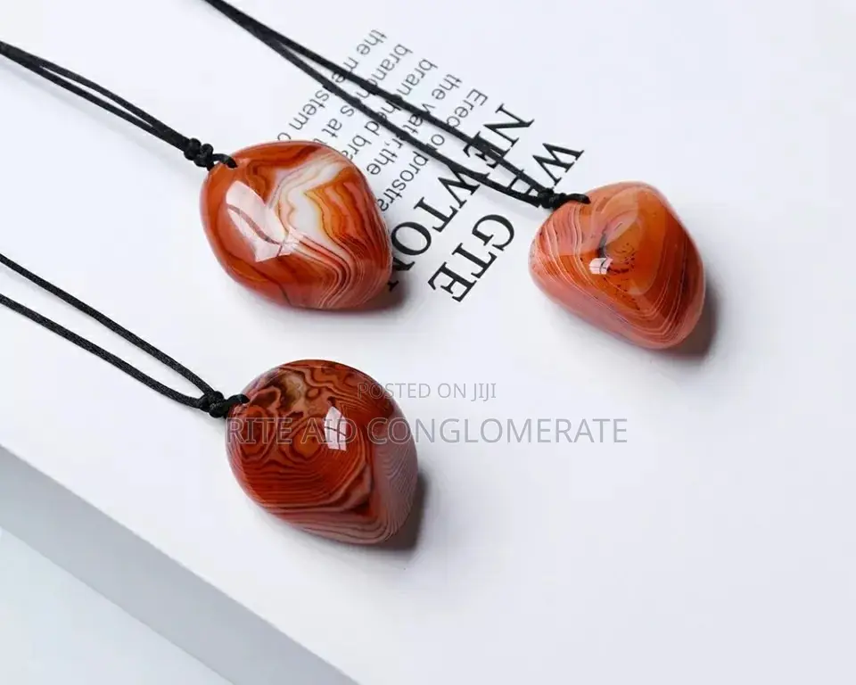 Carnelian Gemstone Pendant/Necklace