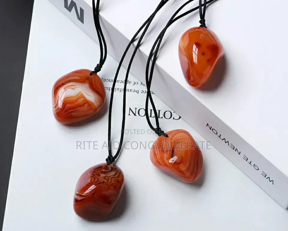 Carnelian Gemstone Pendant/Necklace