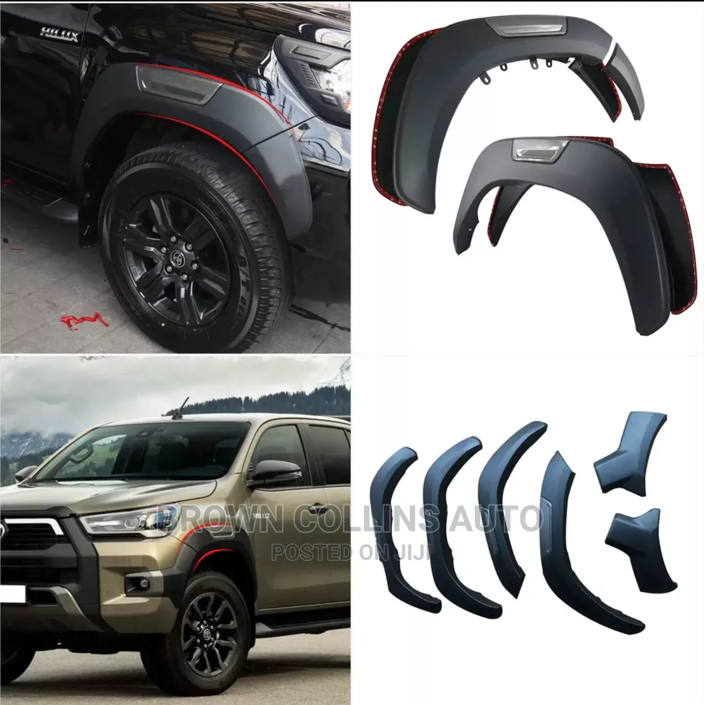 Hilux REVO 2020-2022 Fender Paddeds