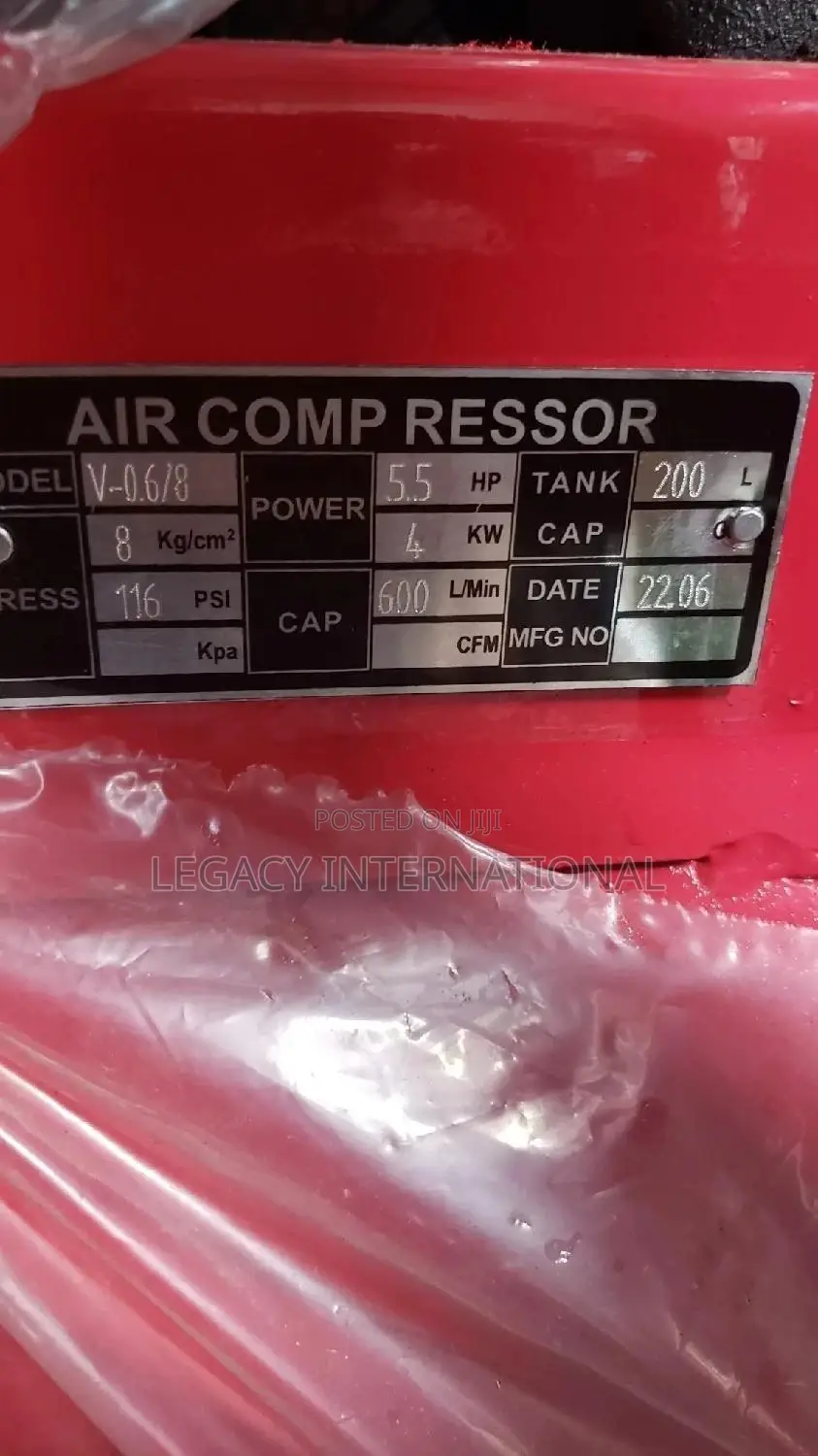 Original Air Compressor 300litres