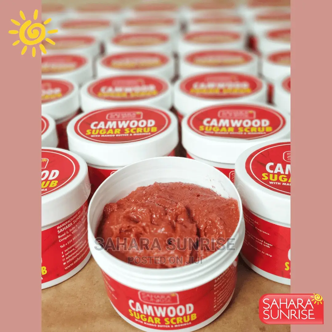 Camwood Sugar Scrub, Natural Body Scrub