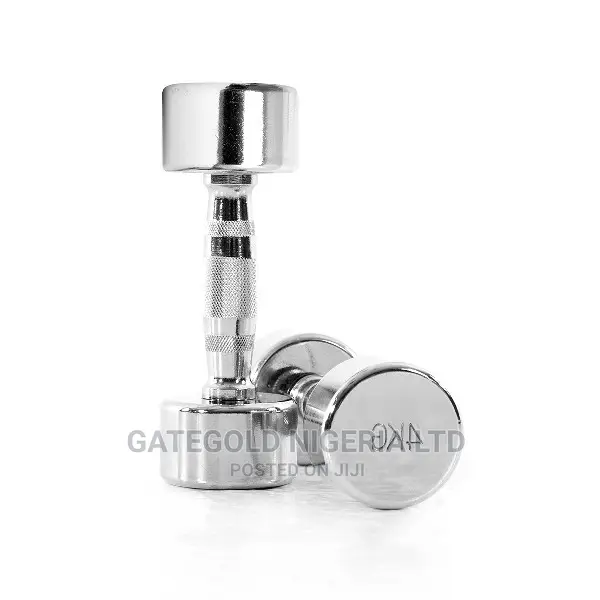 JDB03C-4 Pro Chrome Dumbbell in Pairs – 4KG (PAIR)